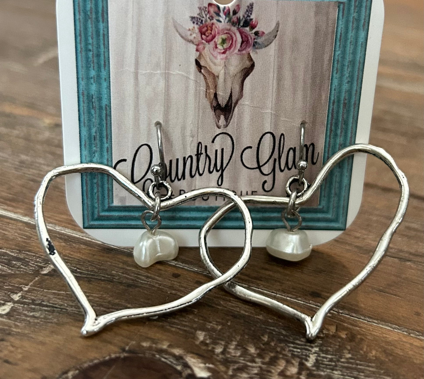 L&F Wire Heart Earring