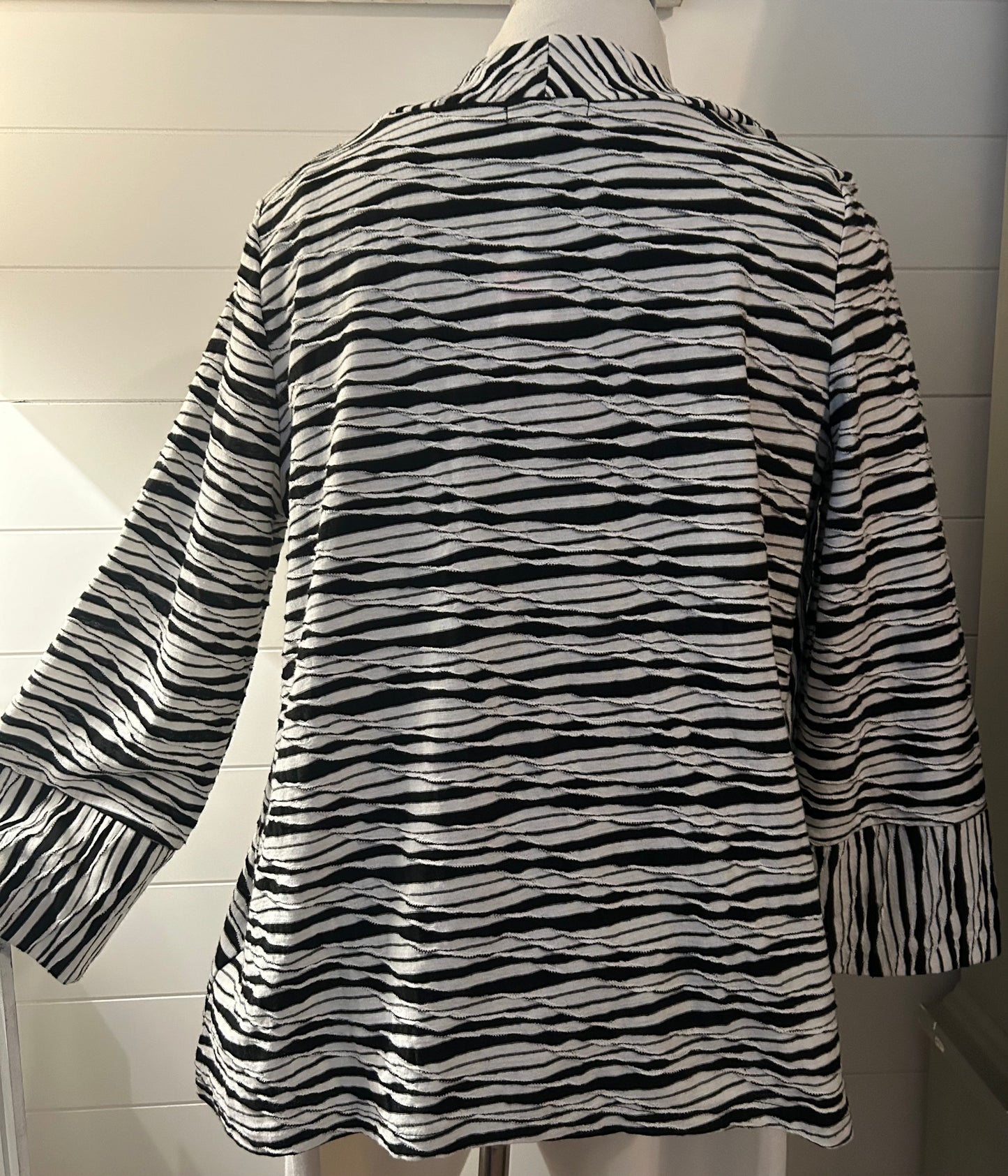 Habitat Black and White Diagonal Jacket