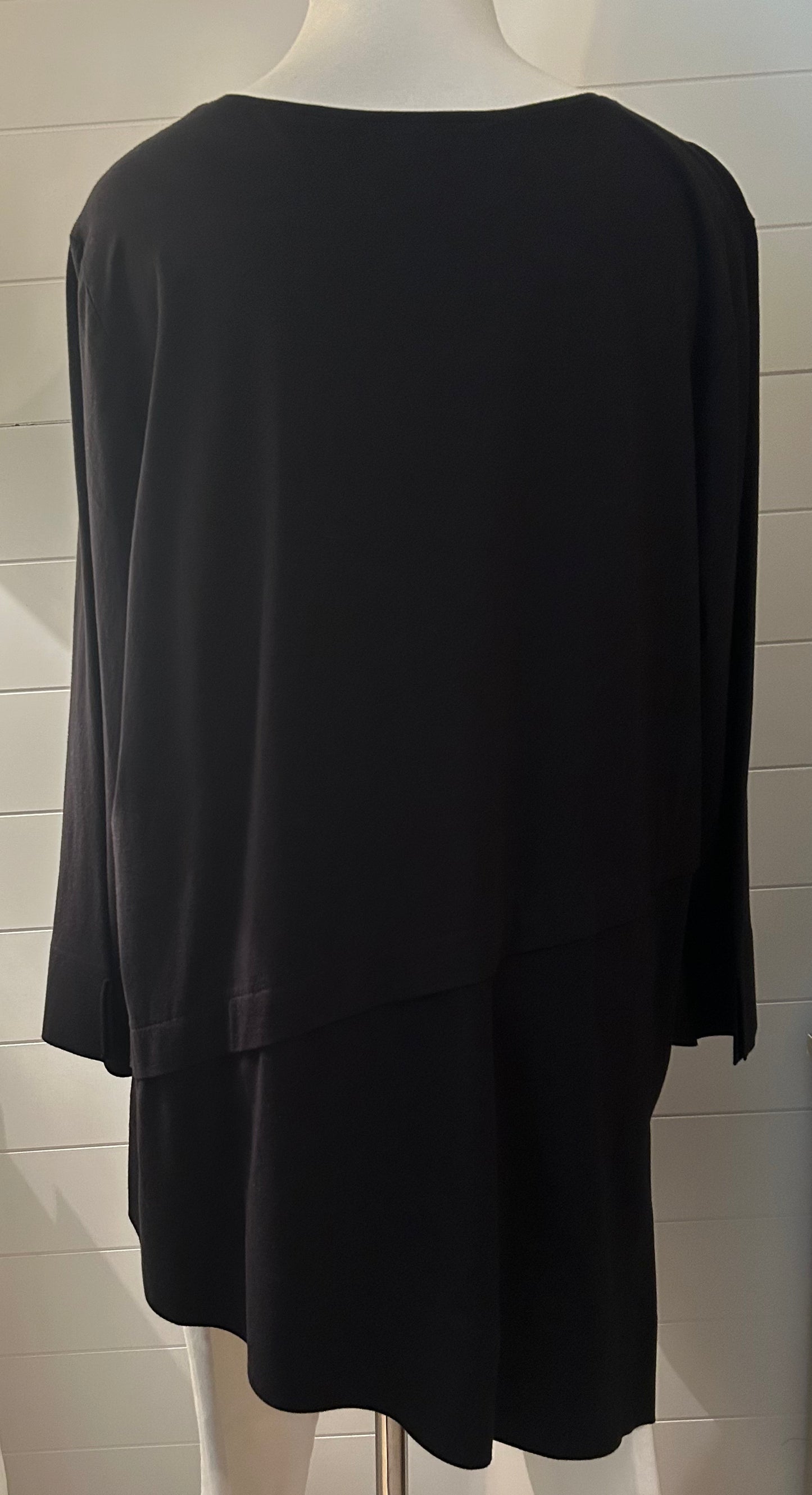 Habitat Black Deep Hem Tunic