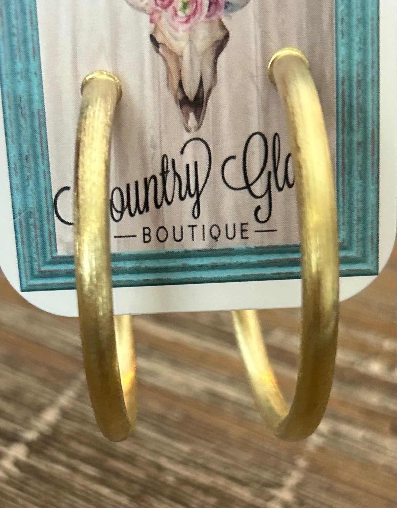 Medium Gold Plated Loops