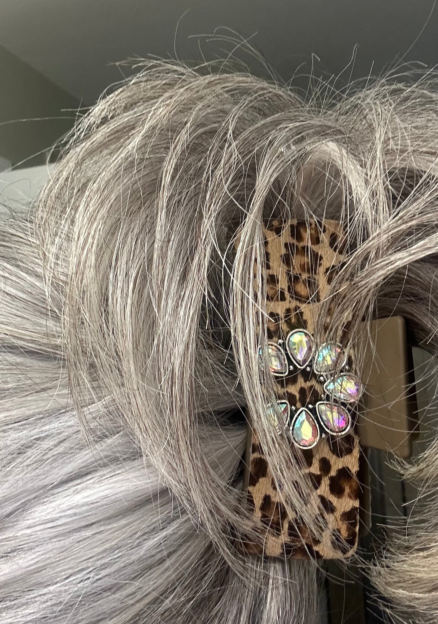 Leopard Crystal Hairclip