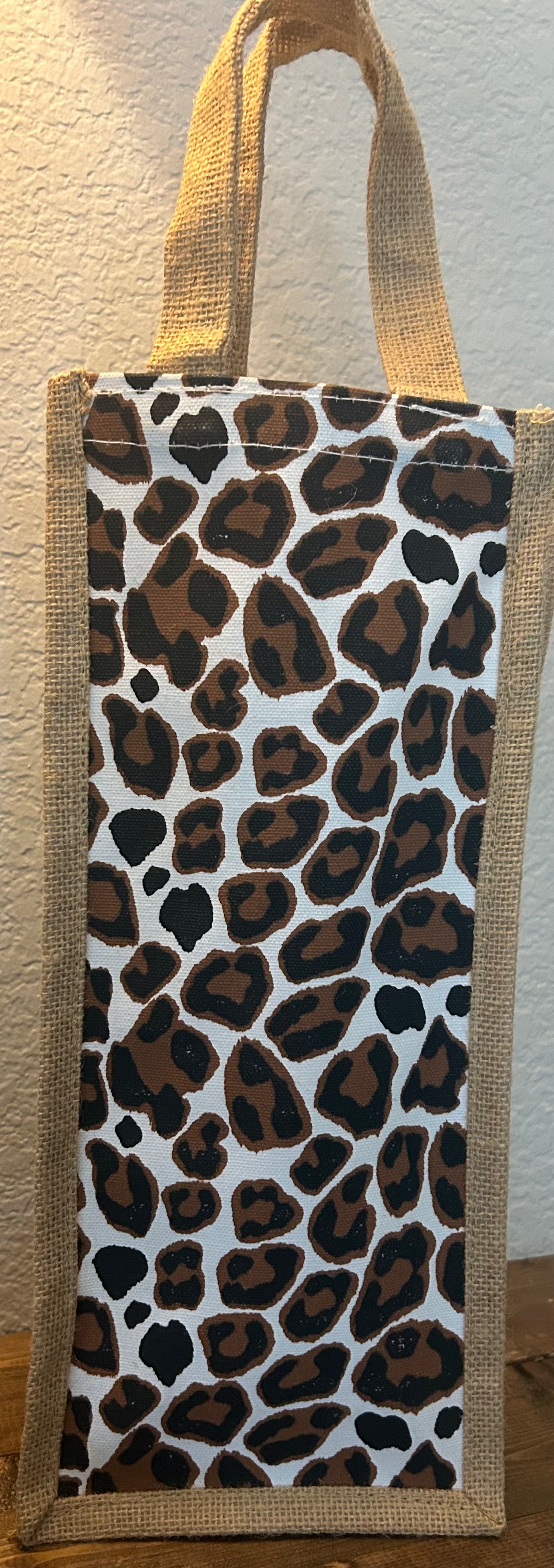 Leopard Wine Bag