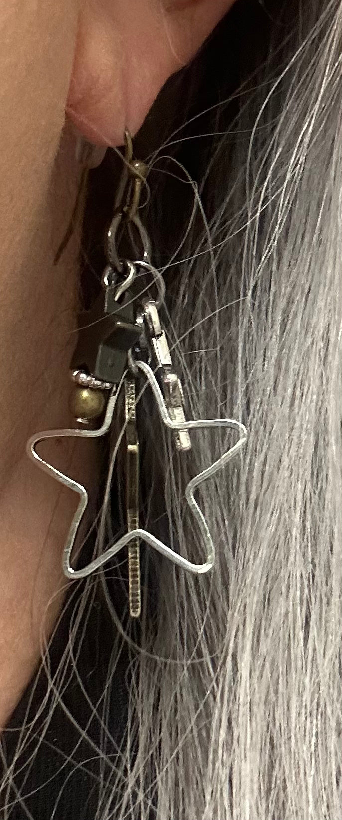 L&F Dangling Stars Earrings