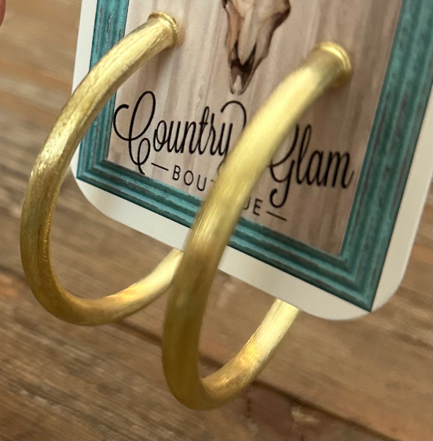 Medium Gold Plated Loops