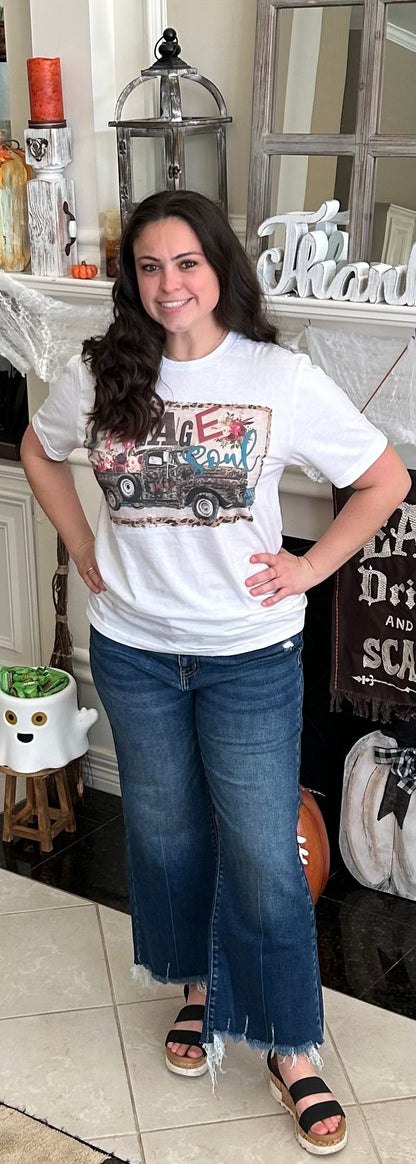Vintage Soul T Shirt White