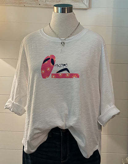 Escape Flip Flop Tee