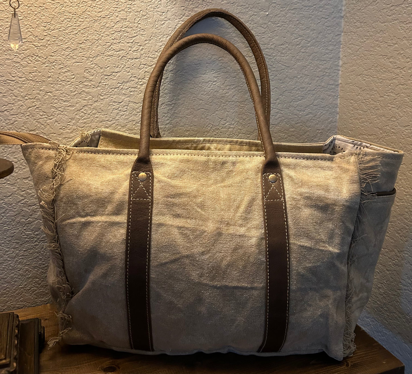 Myra French Countryside Patchwork Weekender Bag