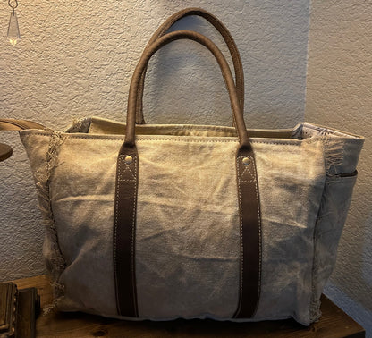 Myra French Countryside Patchwork Weekender Bag