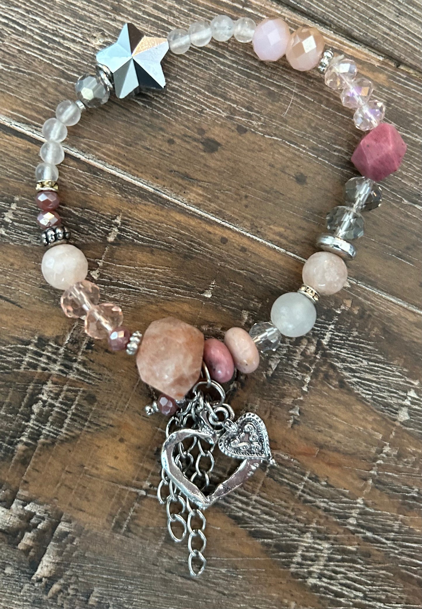 L&F Pink Heart Bracelet