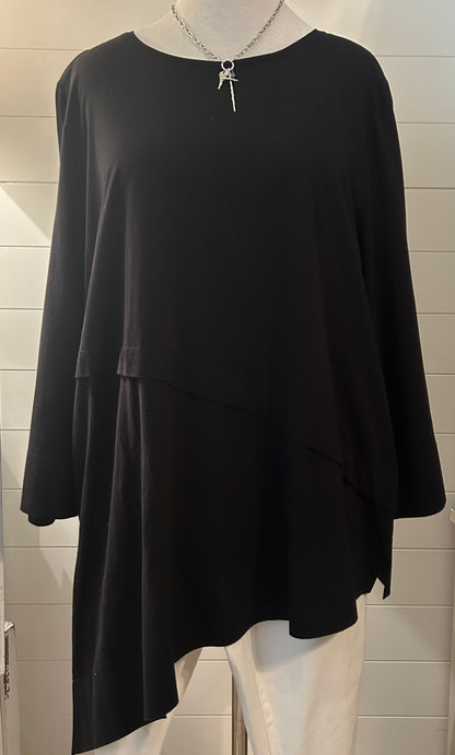Habitat Black Deep Hem Tunic