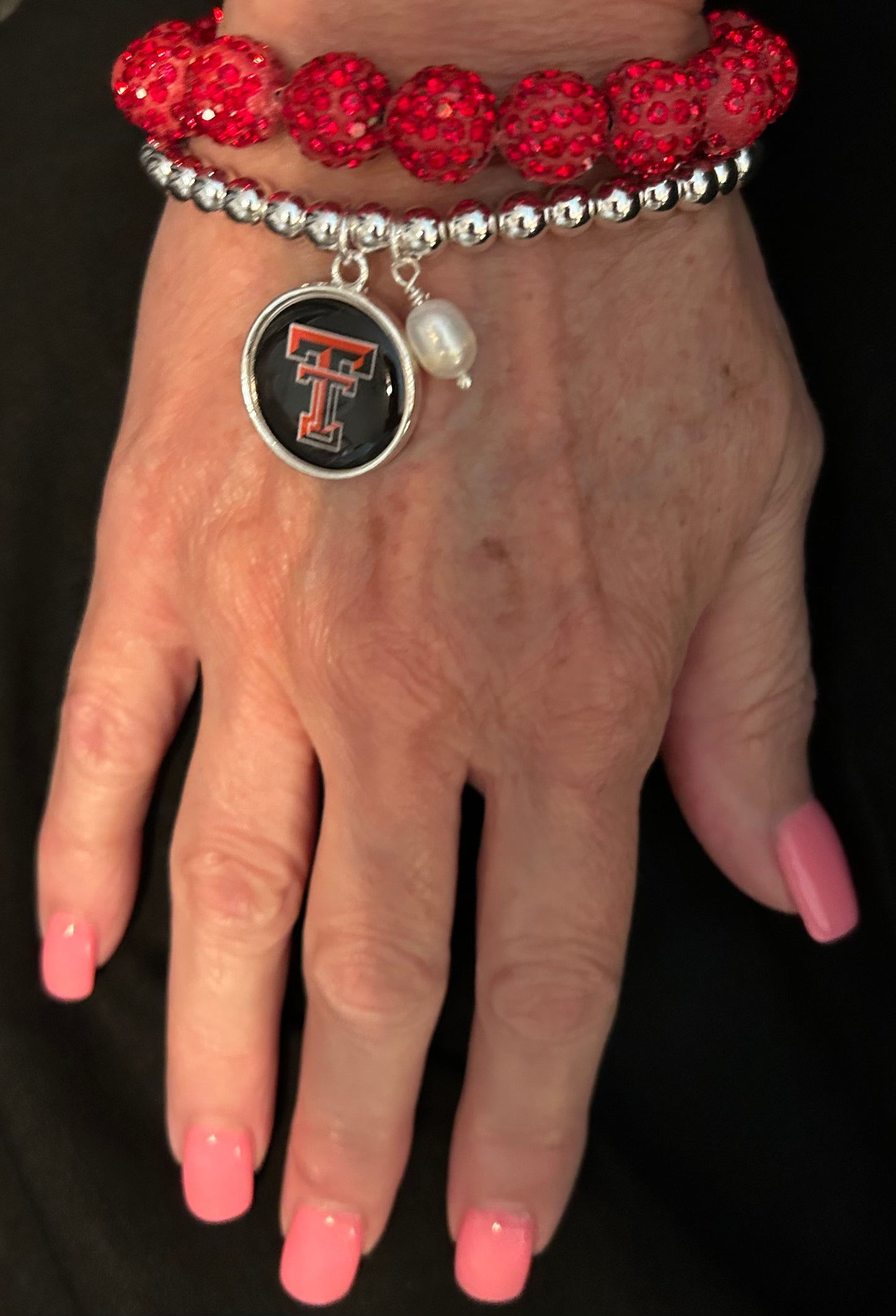 Bling It Up Texas Tech Bracelet Set