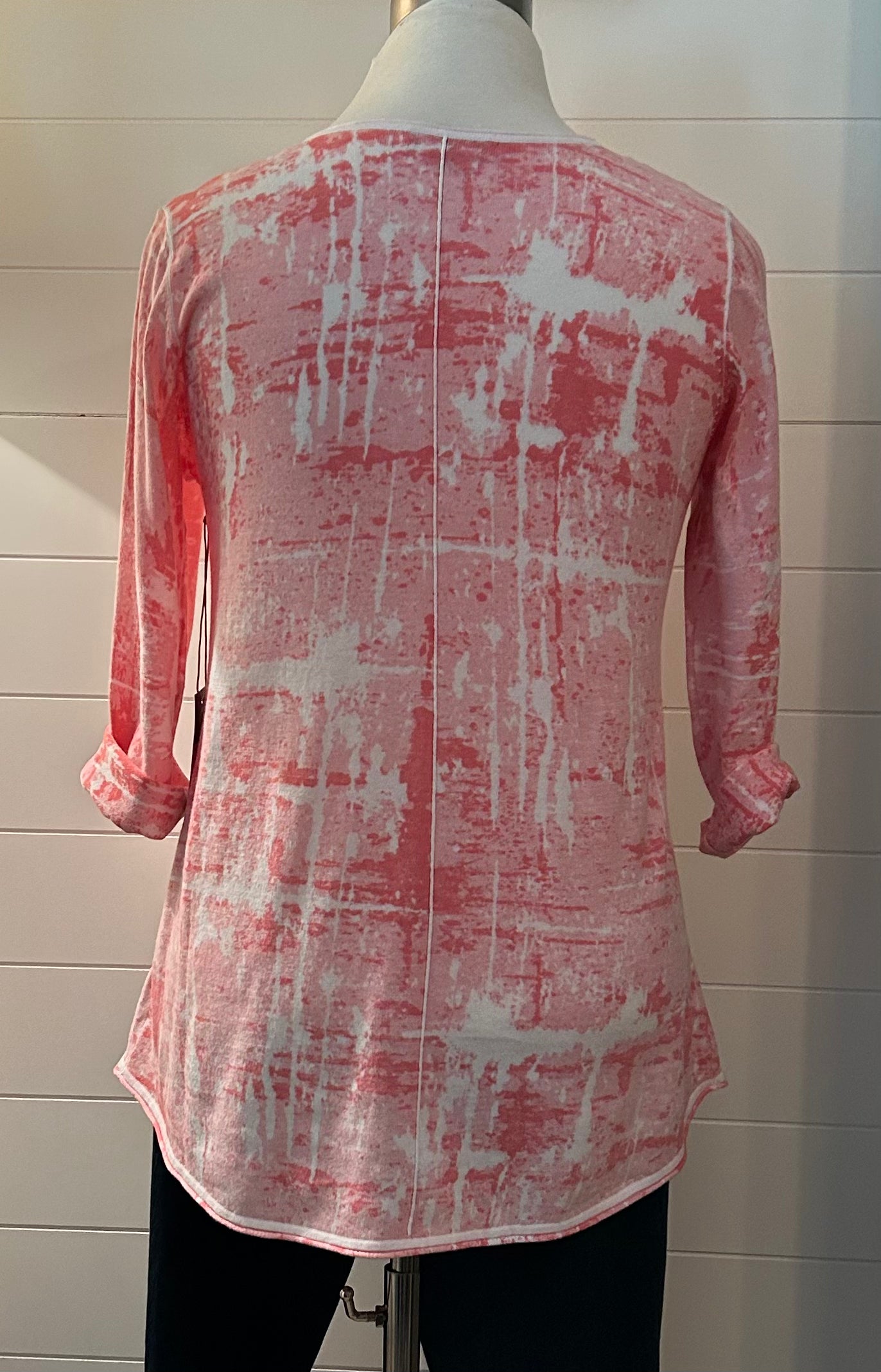 Habitat Pink Hand Painted Pull Over Top