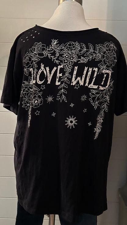 Kyla Seo Love Wild Tee Shirt