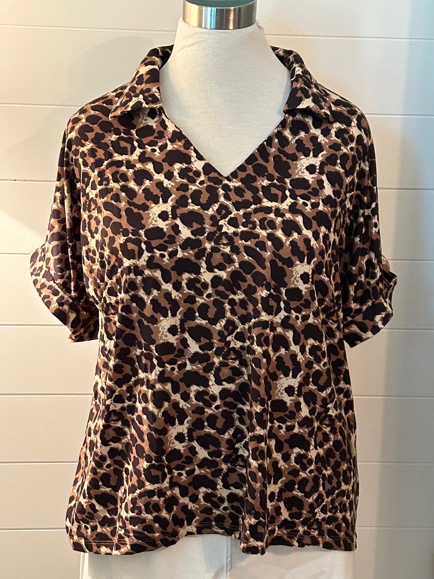 Cara Leopard Print Top