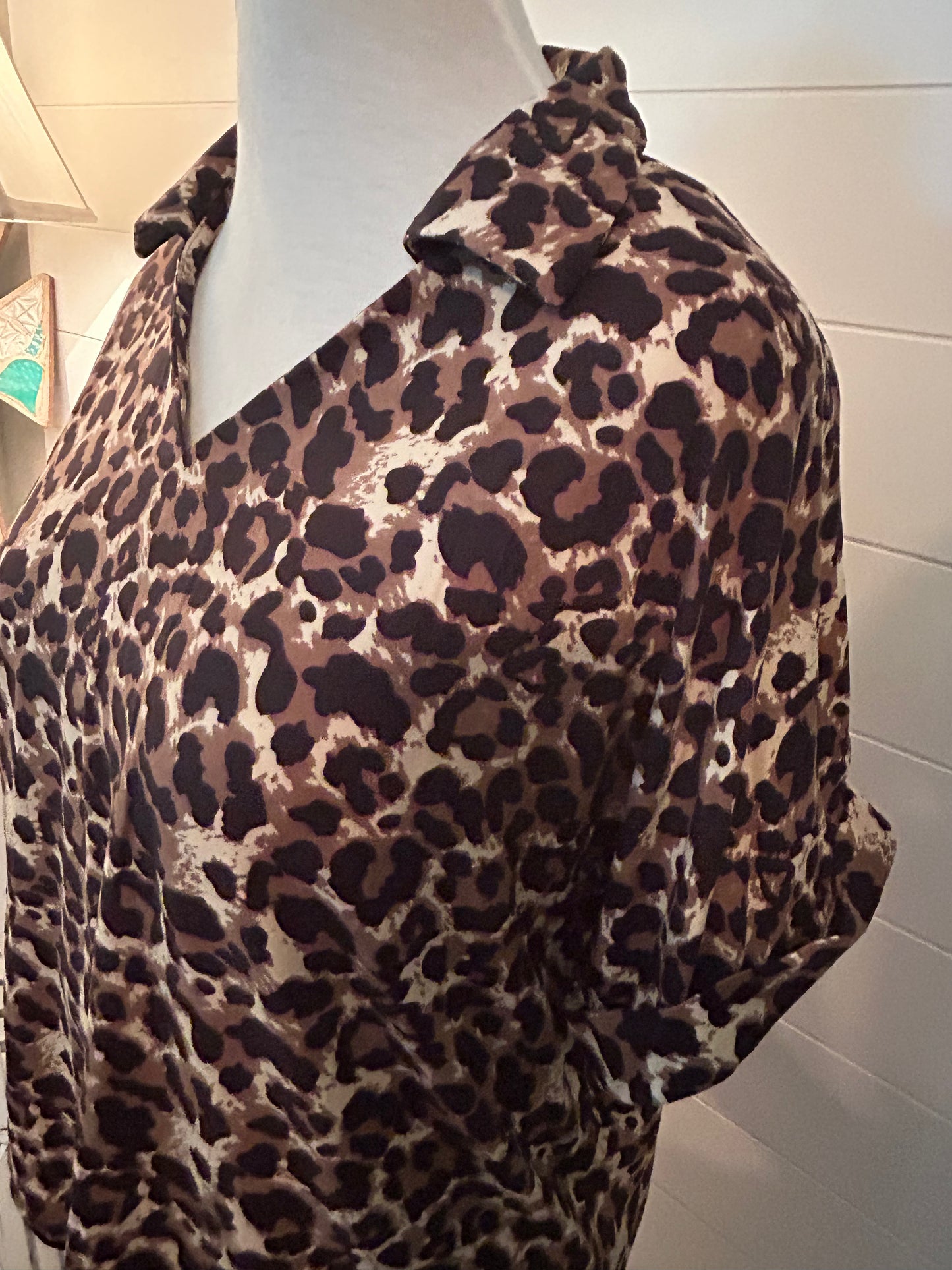 Cara Leopard Print Top