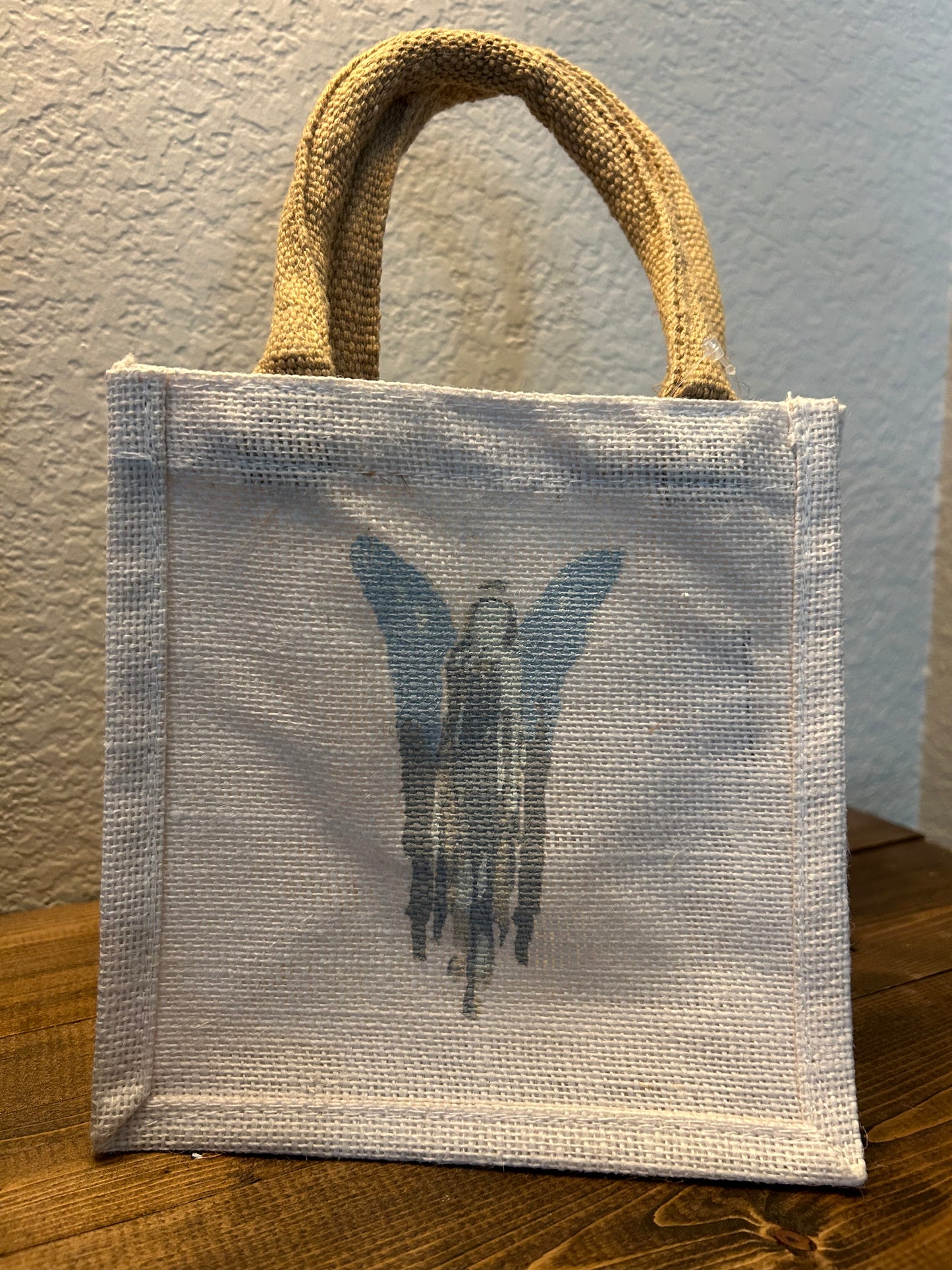 Angel Jute and Canvas Gift Bag
